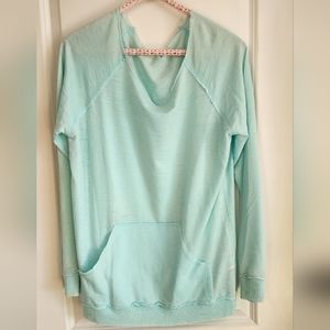 NWT Light Weight Teal Womens, Long Sleeve, T-Shirt,  Size Medium